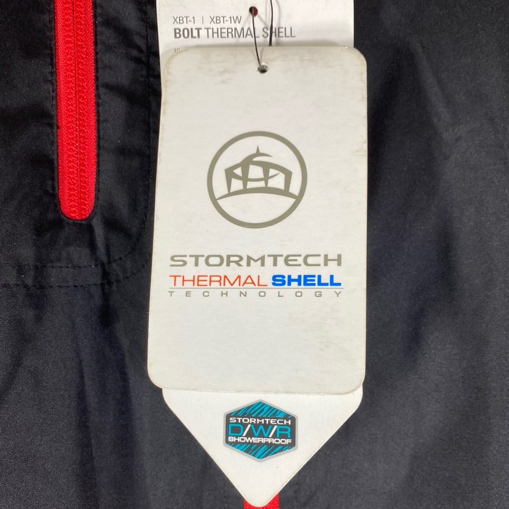 Stormtech Black Red Windbreaker Jacket Mens Medium Lightweight Rain Shell NWT - Picture 6 of 8